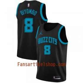 Charlotte Hornets Trikot Cody Bismack Biyombo 8 2018-19 Jordan Brand City Edition Schwarz Swingman - Herren